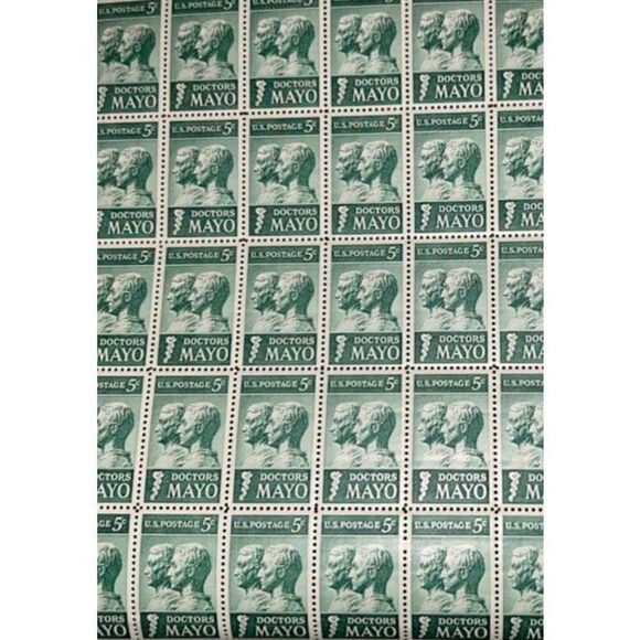 US Stamp - Scott #1251 Mayo Doctors Sheet of 50 - Picture 2 of 3